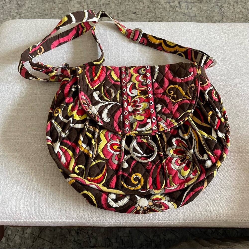 Vera Bradley Bold Vibrant Patterned Shoulder Crossbody Bag